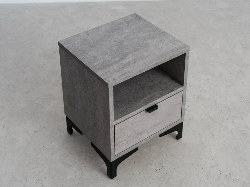 Noptieră 38x47 cm Nobio beton