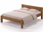 Pat din lemn 180x200 cu somieră Wiktoria stejar