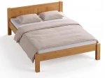 Pat din lemn 180x200 cu somieră Wiktoria arin