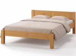 Pat din lemn 180x200 cu somieră Wiktoria arin