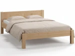 Pat din lemn 180x200 cu somieră Wiktoria pin
