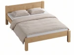 Pat din lemn 180x200 cu somieră Wiktoria pin