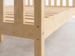 Pat din lemn 90x200 cu somieră Alion pin