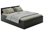 Pat 180x200 cu somieră DM1 negru