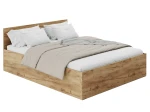 Pat 180x200 cu somieră DM1 stejar craft