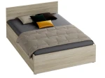 Pat 180x200 cu somieră DM1 stejar sonoma
