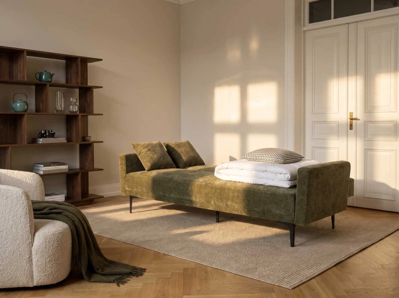 Canapea extensibilă Pavo Holms 77 Masliniu