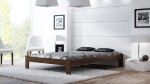 Pat din lemn 140x200 cu Saltea cu arcuri individuale cu somieră Ada