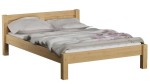 Pat din lemn 140x200 cu somieră Wiktoria pin