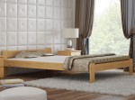 Pat din lemn 180x200 cu somieră Celinka