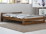Pat din lemn 160x200 cu somieră Niwa stejar