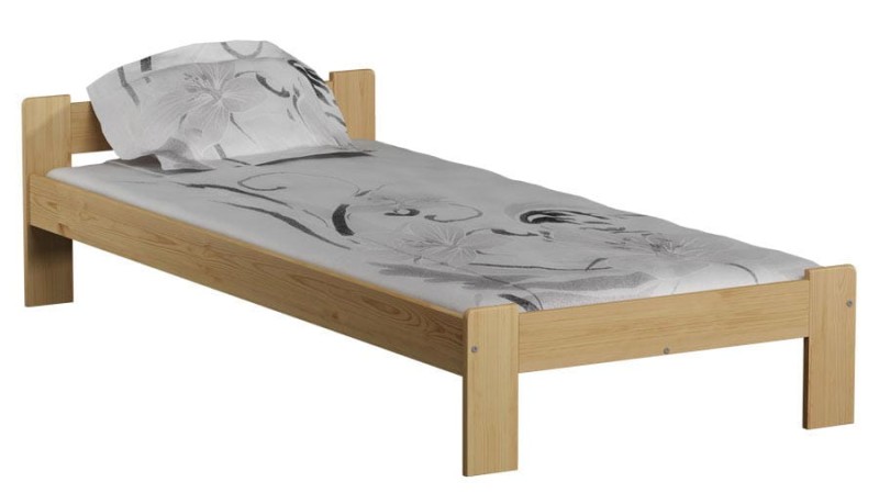 Pat din lemn 80x200 cu somieră Celinka