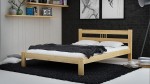 Pat din lemn 140x200 cu somieră Nikola pin