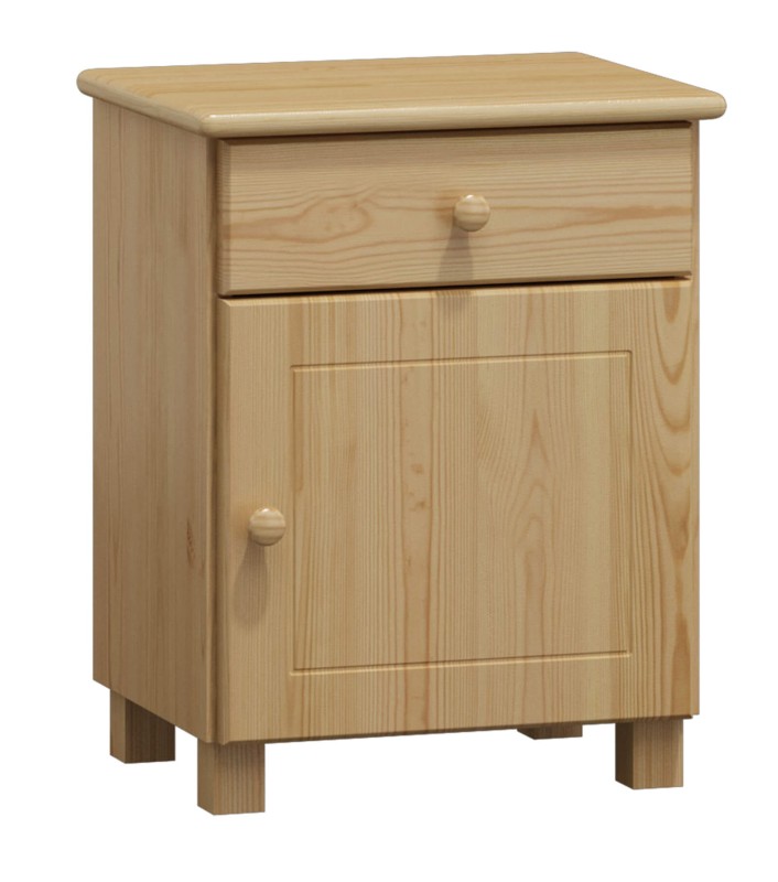 Noptieră din lemn de pin MEGA pin