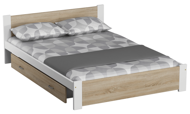 Sertar din placă MDF 159 cm stejar Sonoma