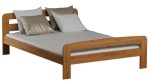 Pat din lemn 180x200 cu somieră Klaudia pin