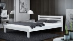 Pat din lemn 160x200 cu somieră Asia alb