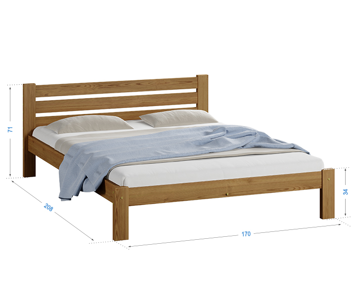 Pat Azja 160x200 stejar