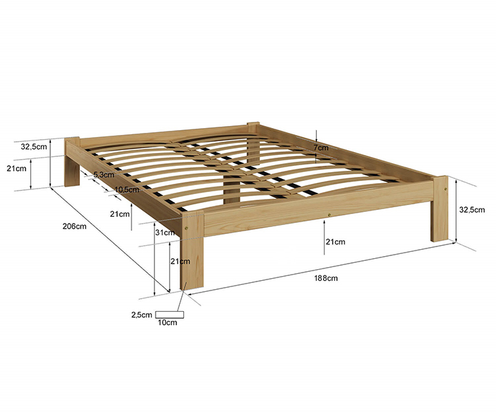 Łóżko irys 180x200 Meble Magnat